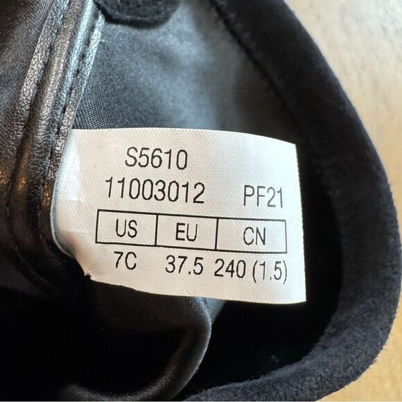 Stuart Weitzman Lowland Lift Stretch Suede Over the Knee Boots Black Size 7c - Picture 14 of 16